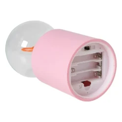 Led lamp hartje - roze - ø7.8x16.5 cm