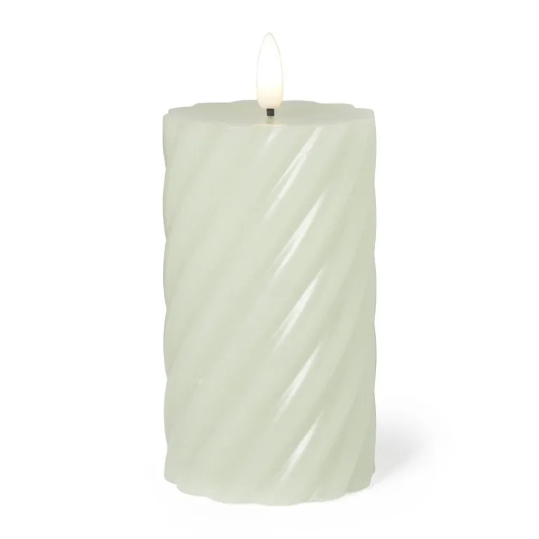 LED stompkaars groot twist - groen - ø7x12 cm