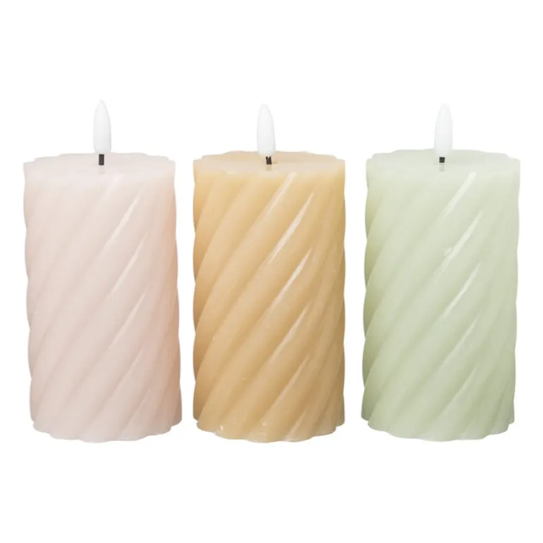 LED stompkaars groot twist - groen - ø7x12 cm