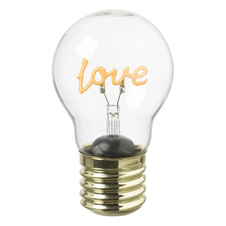 Ledlamp love - 7x7x12 cm