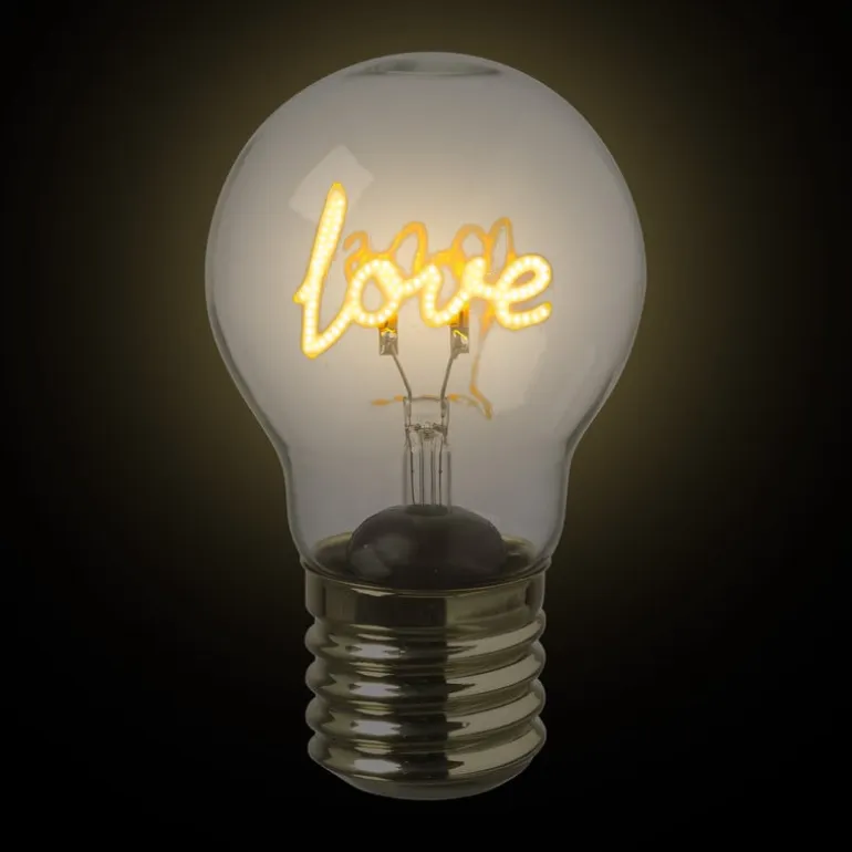Ledlamp love - 7x7x12 cm