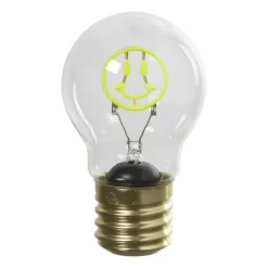 Ledlampje smiley - groen - ø7x12 cm