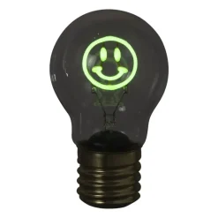 Ledlampje smiley - groen - ø7x12 cm