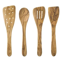 Lepel olijfhout - bruin - 30 cm