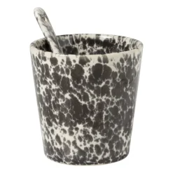 Lepel Roots - zwart/wit - 12.7 cm