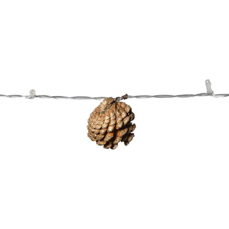 Lichtslinger dennenappels - bruin - 165 cm