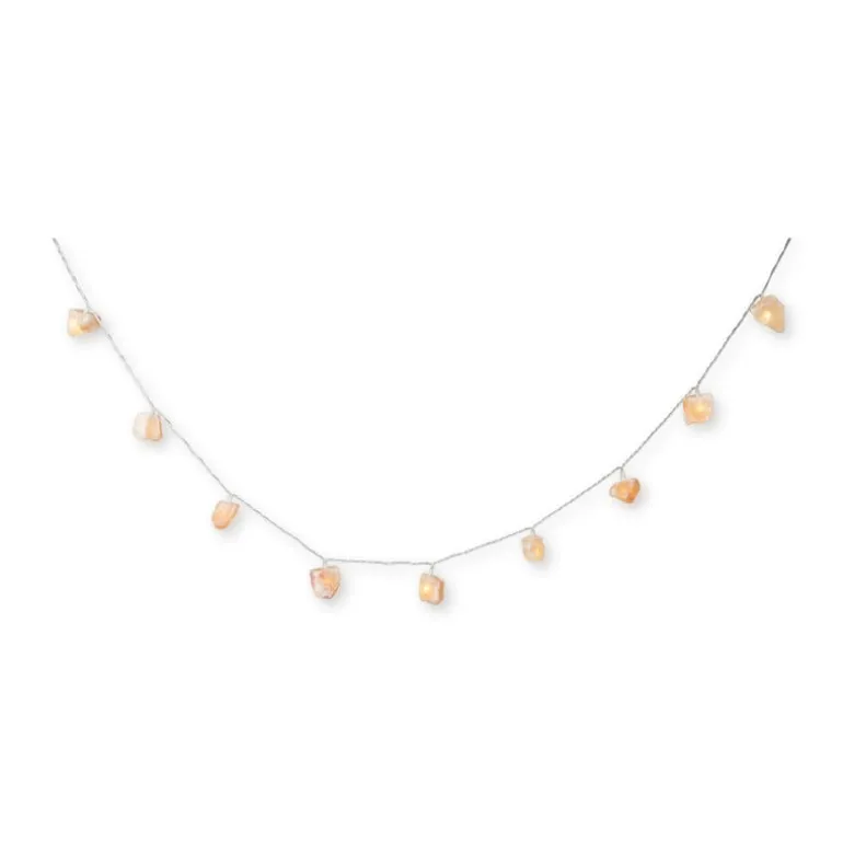 Lichtslinger zoutsteen - beige - 165 cm