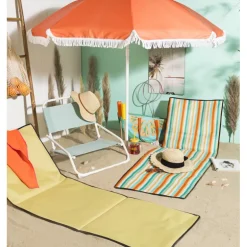 Ligbed Miami - geel - 160x54 cm