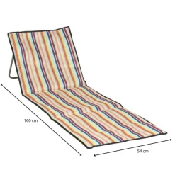 Ligbed Miami - gestreept - 160x54 cm