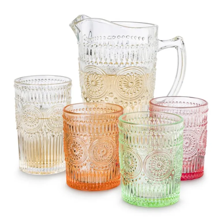 Longdrinkglas romantic - transparant - 300 ml