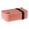 Lunchbox met elastiek - roze - 6.8x19x12 cm