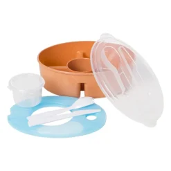 Lunchbox set - diverse kleuren - set van 7