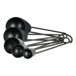 Maatlepels industrial - zwart - 5 stuks