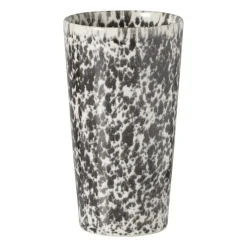 Macchiato mok Roots - zwart/wit - 275 ml