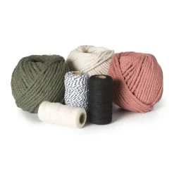 Macrame touw - naturel - 40 meter