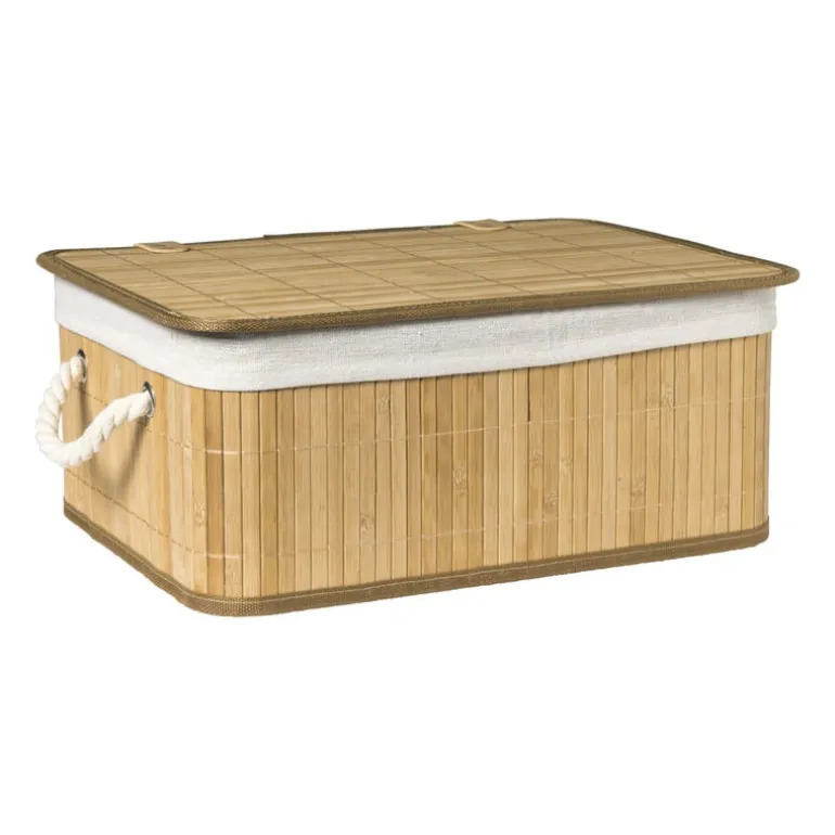 Mand levi met deksel - 40x29x16 cm