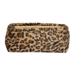 Mand luipaard - 15x36x26 cm - bruin/beige
