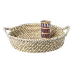 Mand sofie met hengsels - ø45x10 cm