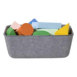 Mand vilt klein - grijs - 5.5x15x10 cm