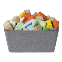 Mand vilt middel - grijs - 11x25x25 cm