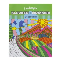 Mandala landscape - kleuren op nummer