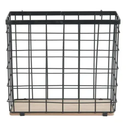 Mandje voor wandrek - 22x24x9 cm - zwart