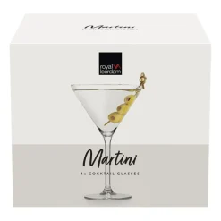 Martini glazen royal leerdam - 260 ml - set van 4