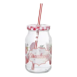 Mason jar aardbei - 450 ml