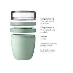 Mepal lunchpot - lichtgroen - 500 ml + 200 ml