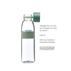 Mepal waterfles groot - lichtgroen - 700 ml