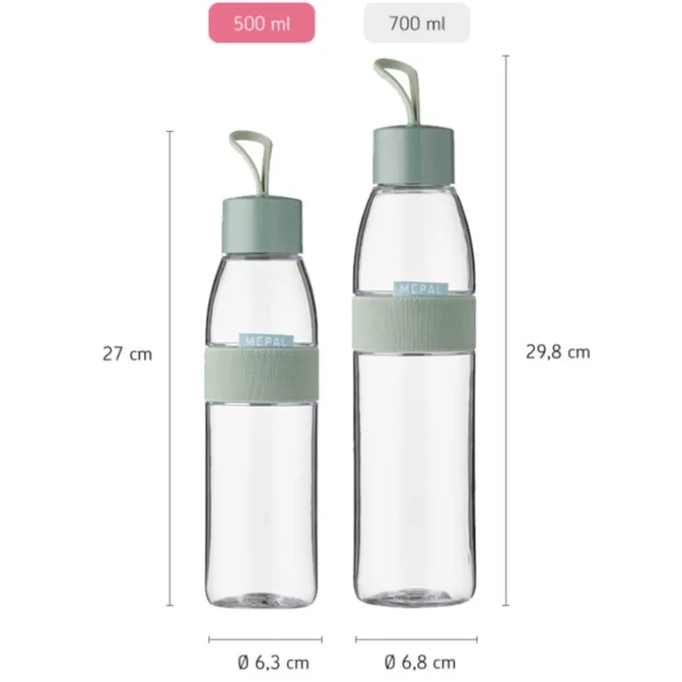 Mepal waterfles klein - lichtgroen - 500 ml
