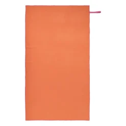 Microvezel handdoek - oranje/roze - 100x180 cm