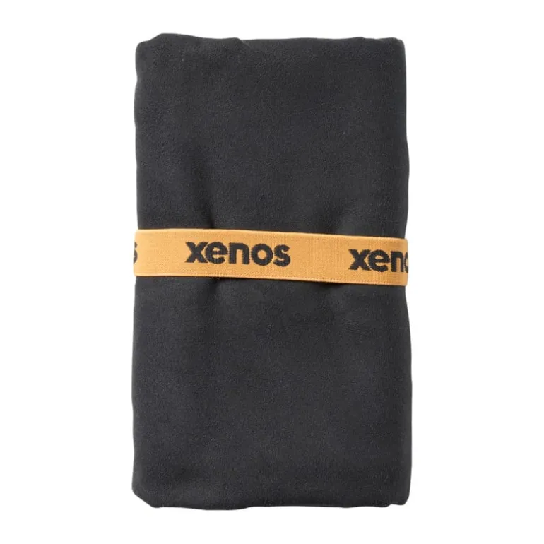 Microvezel handdoek - zwart - 130x80 cm