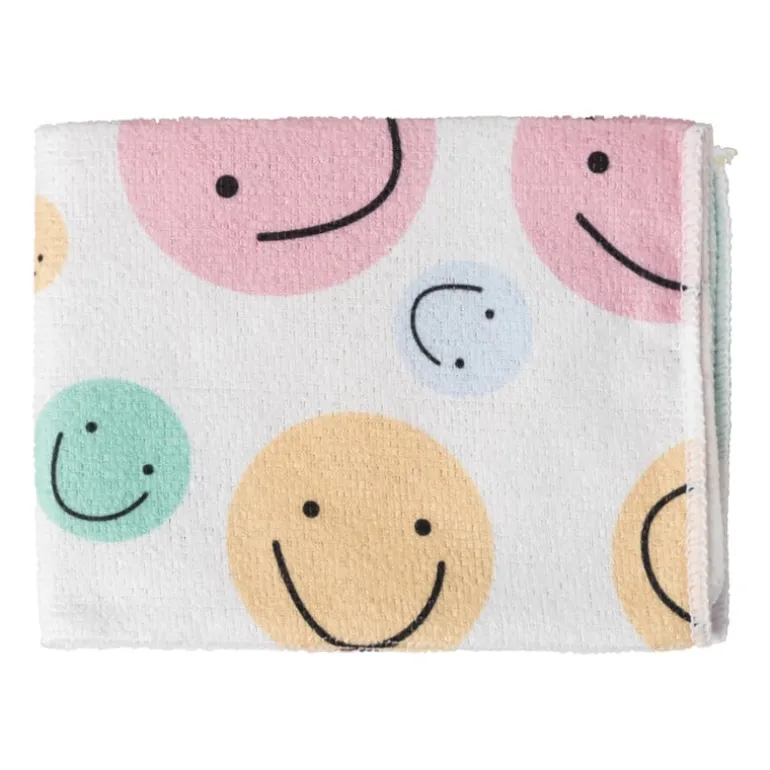 Microvezeldoekjes smiley - set van 2