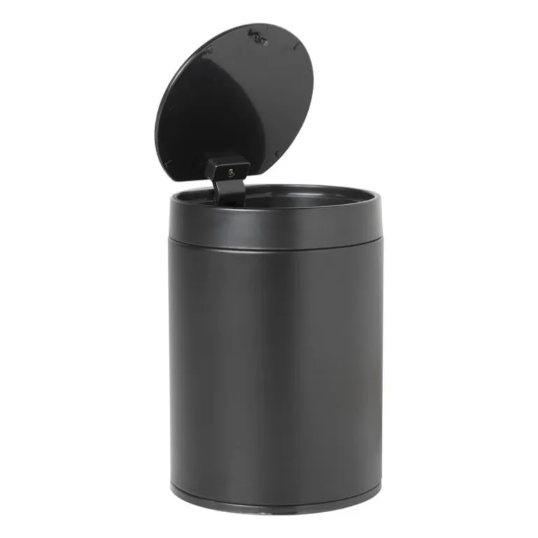 Mini pedaalemmer - 1.5 liter - zwart