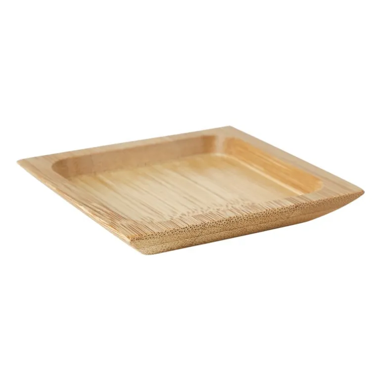 Mini schaaltje bamboe - 6x6 cm