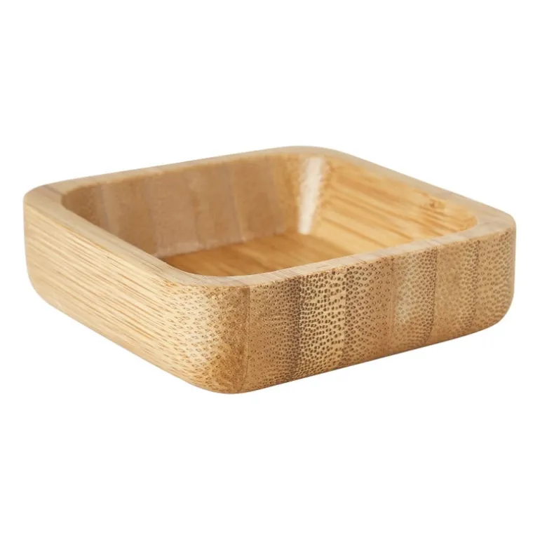 Mini schaaltje bamboe - 7x7 cm