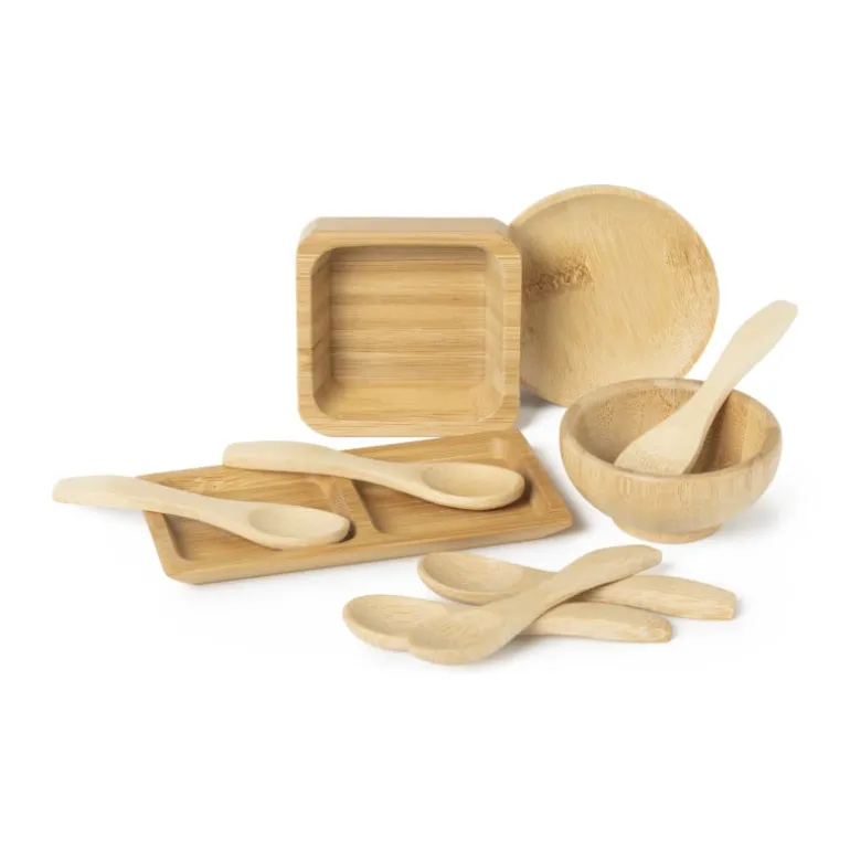 Mini schaaltje bamboe - 7x7 cm