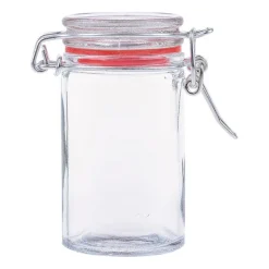 Mini voorraadpot met klemdeksel - cilinder - 70 ml