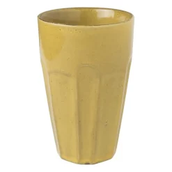 Mok facet - geel - 360 ml