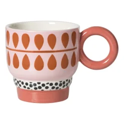 Mok jolie - roze - 430 ml