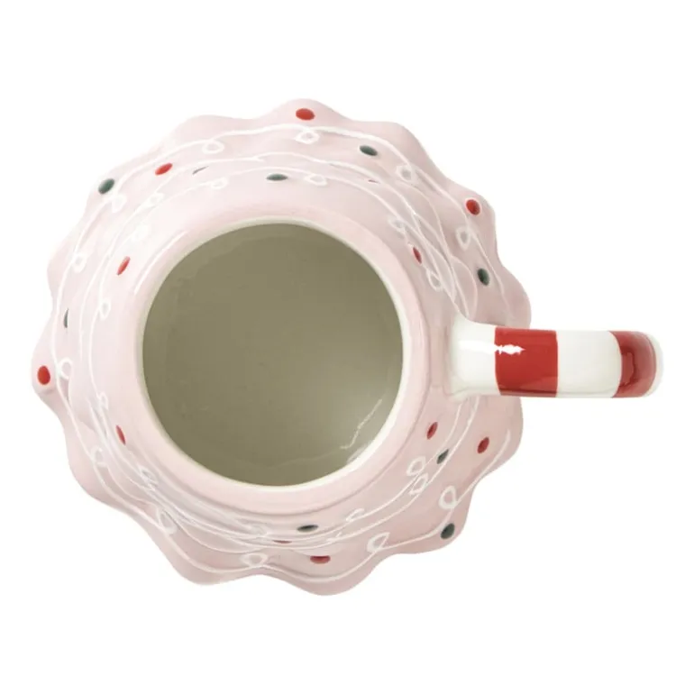 Mok kerstboom - roze