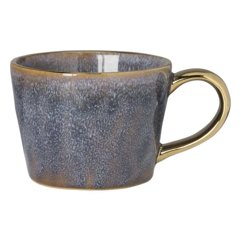 Mok met gouden oor - grijs - 250 ml