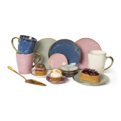 Mok met gouden oortje - beige - 250 ml