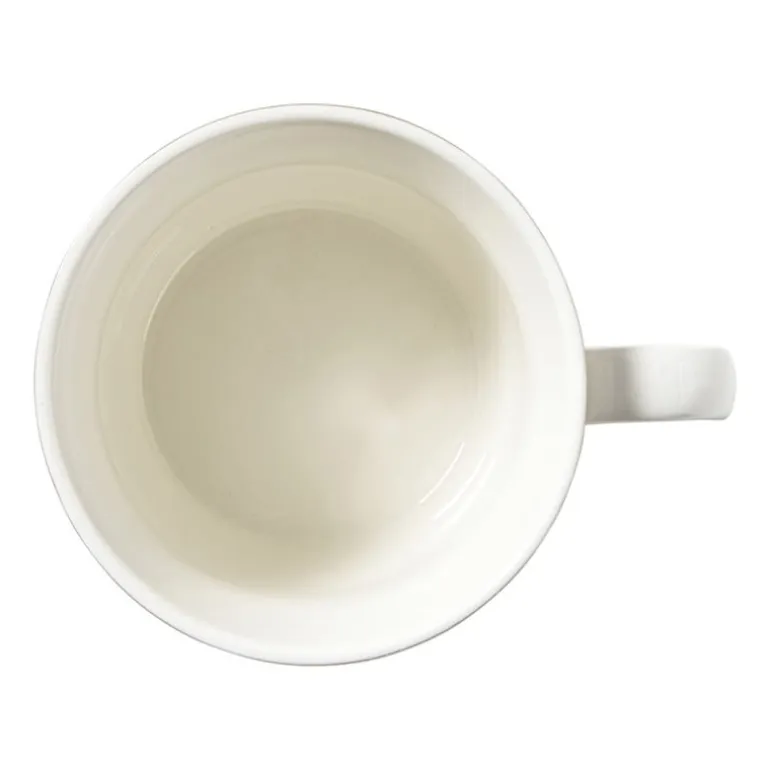 Mok Mirna ruit - rood/wit - 360 ml