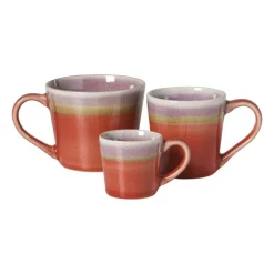 Mok roots groot - rood/paars - 410 ml