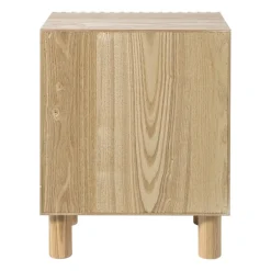 Nachtkastje Japandi - bruin - 50x40x33 cm