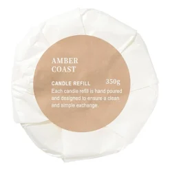 Navulling geurkaars - amber coast - 350 gram