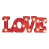Neon LED lamp LOVE - rood - 30x10 cm