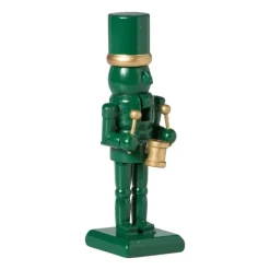 Notenkraker beeldje - groen - 12.5 cm